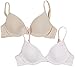 Hanes Women's Big Girls' Molded Underwire Bra 2-Pack