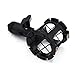 Eggsnow Microphone Shock Mount Clip Universal Mic Holder Stand + Hot Shoe Adapter Anti Vibration for AKG D230/ Senheisser ME66 /Rode NTG-2 /NTG-1/ Audio-Technica AT-875R