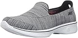 Skechers Performance Women's Go Walk 4 Satisfy Walking Shoe, Black/White, 9.5 M US