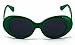 Clout Goggles Oval Hypebeast Eyewear Supreme Glasses Cool Sunglasses (Green, 51)