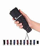 SY COMPACT Travel Umbrella - Lightweight Portable Mini Compact umbrellas-Factory outlet shop (black)