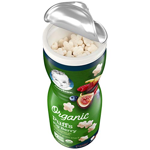 gerber organic puffs fig berry