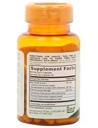 Sundown Naturals Xtra Cápsulas de cardo de leche, B002YIHOVE, 1