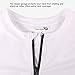 baleaf Women's Long Sleeve Half-Zip Sun Protection Rashguard Side Adjustable Swim Shirt White Size XL
