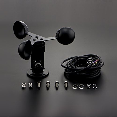 Angelelec DIY Open Source Sensors and Accessories, Winds From the Sensor Voltage Type 0-5V Arduino Compatible,Voltage Signal Output, Measuring instrument, Users Can Easily Read The Wind Speed Level