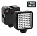 ELIVERN LED Camera Light, 49 Led Video Light, Dimmable Portable Camera Light Panel for Mobile Phones,Canon,Nikon,Sony and Other DLSR Cameras