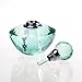 YUFENG Light Green K9 Crystal Empty Refillable 2ML Mini Perfume Bottle