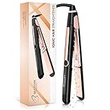 BESTOPE 1 Inch Hair Straightener Upgraded Professional Hair Flat Iron With Ceramic Tourmaline Ionic & Anti-static Fast Heating