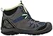 Merrell unisex-child Capra Mid Waterproof Hiking Boot, Grey/Blue, 6 M US Big Kid