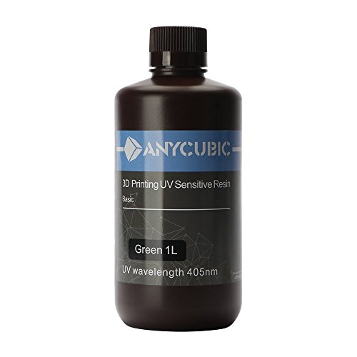 ANYCUBIC LCD UV 405nm Rapid Resin for Photon 3D Printer-1 L/ 1 kg Green