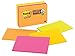 Post-it Super Sticky Notes, 8 Sticky Note Pads, 6 x 4 in., School Supplies, Office Products, Sticky Notes for Vertical Surfaces, Monitors, Walls and Windows, Energy Boost Collection
