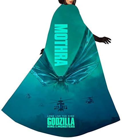 Fhssln Halloween Capes Cloak Go-dZi-Lla Christmas Cosplay Costumes Robes Cape for Boys Girls Mens Womens
