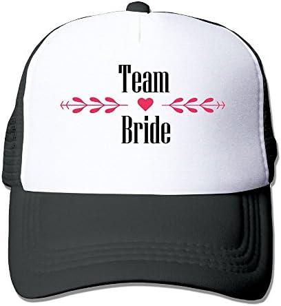 Team Bride Groom Unisex Mesh Hat Baseball Caps Style Grid Hat Adjustable Trucker Cap