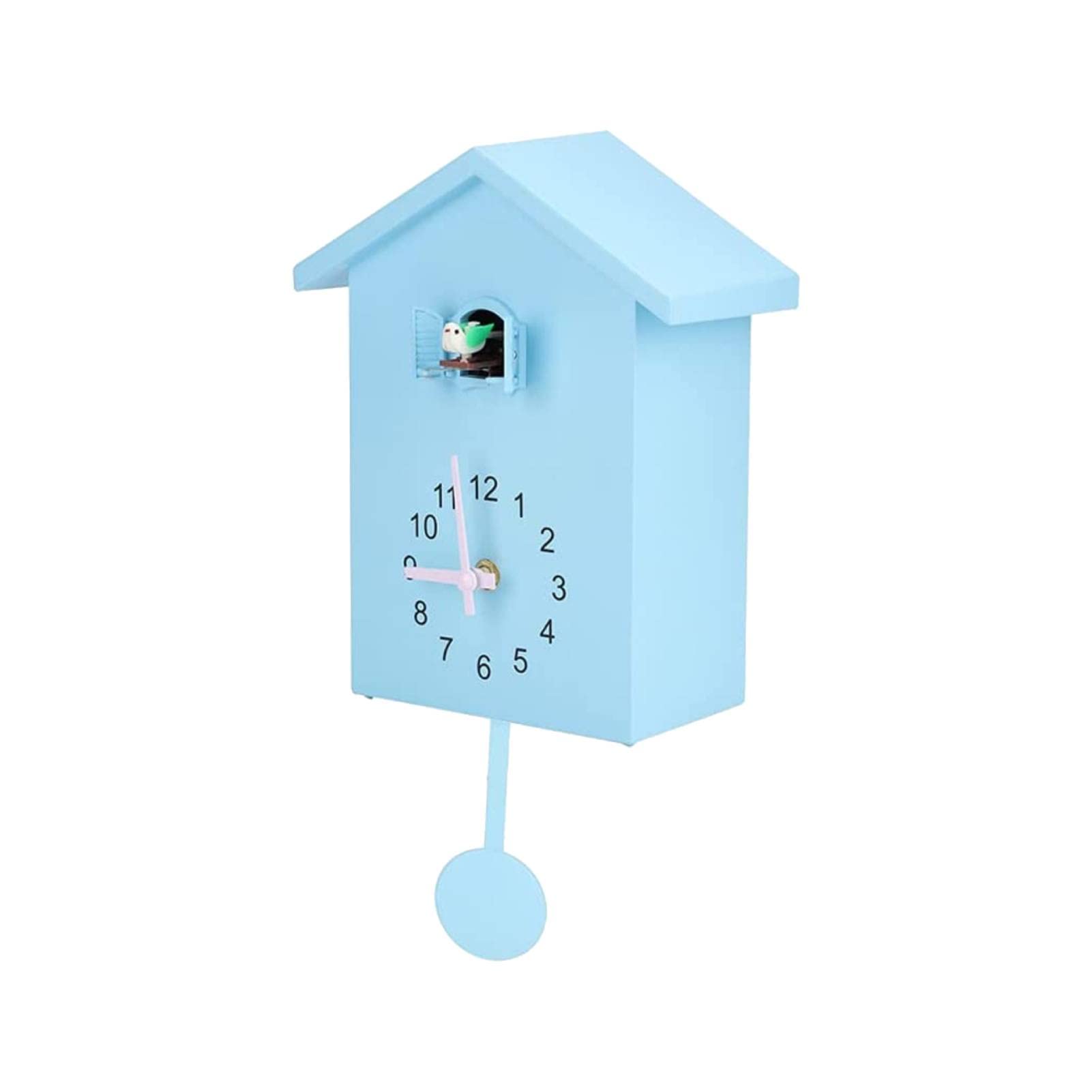 Cuckoo Clock, Vintage Wall Clocks with Birds Call Diy art Decoration Accessories Large Simple Fashionable Chalet Bird house Pendulum Decorations for Home Office kitchen Bedroom Living Room Decor Gift