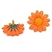 100pcs Artificial Gerbera Daisy Flower Heads for DIY Wedding Party (Orange)