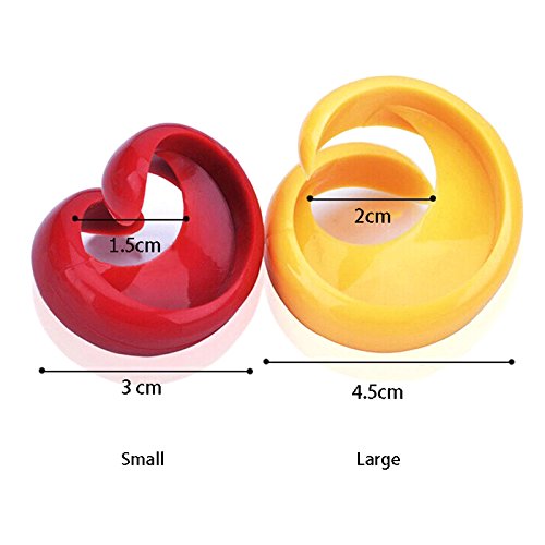 Xiaolanwelc@ 2PCs Manual Fancy Sausage Cutter Spiral Barbecue Hot Dogs Cutter Slicer kitchen Cutting Auxiliary Gadget Hotdog sausage Tools - Thumbnail 5