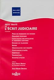 Petit traité de l'écrit judiciaire