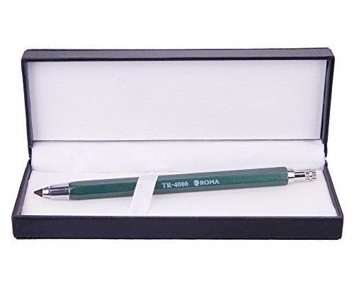 Plastic Clutch Leadholder for 4MM Lead Charcoal, 1pcs Automatic Mechanical Graphite Pencil for Draft Drawing, Shading, Crafting, Art Sketching