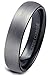 Jstyle Jewelry Tungsten Rings for Men Wedding Engagement Band Brushed Black 6mm Size 11.5