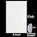 60 Sheets 100% Rag Cotton Watercolor Paper Cold Press Cut Bulk Pack for Beginning Artists 6 x 9 Inch