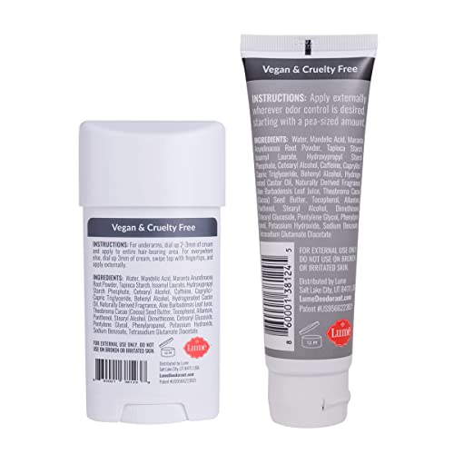 Lume Deodorant Cream Underarms and Private Parts Aluminum Free