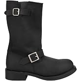 Dingo Boots Mens Rob Round Toe Motorcycle Casual Boots Mid Calf
