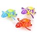 Buytra 3 Pieces Bath Toys Wind Up Swimming Turtle Animal Tub Pool Toy Set for Kids, Random Colors