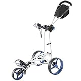 Big Max Golf Auto Fold Ff Trolley White/Cobalt