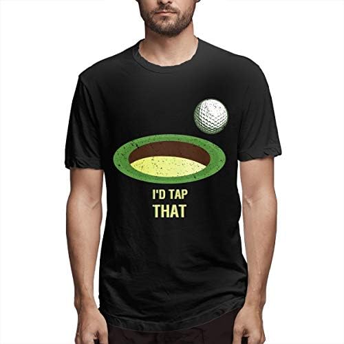 Silver Bullet Parody Athletic Fit I'd Tap That Golf Men's Printing Energy Black Customised T-Shirts Craghoppers