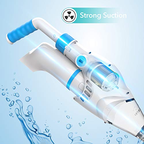 AIPER SMART Handheld Rechargeable Pool Vacuum, BatteryPowered Cordless