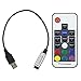 Fishidea 3.2ft 1M USB 5v 5050 60SMD/M RGB TV Bias Background Lights LED Strip with RF Wireless Remote Controller