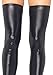 Leg Avenue Women's Wet Look Thigh High Stockings