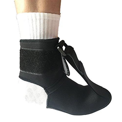 Plantar Fasciitis Soft Night Sock Stretching Splint Boot Ankle Brace (Large)