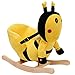 Qaba Kids Plush Rocking Horse-Style Bumble Bee Theme Chair