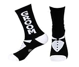 Gumball Poodle Unisex Groom Crew Dress Socks-1 Size Fits Most-black