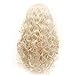 BESTUNG Long Blonde Hair Curly Wavy Full Head Halloween Wigs for Women Cosplay Costume Party Hairpiece (613#-Pale Blond)