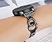 Compatible with Samsung Gear S3 Frontier/Classic Band/Galaxy Watch 46mm Band, 22mm Watch Band Stainless Steel Metal Bracelet Strap for Moto 360 2nd Gen 46mm/Pebble Time Steel(Bangle Black)