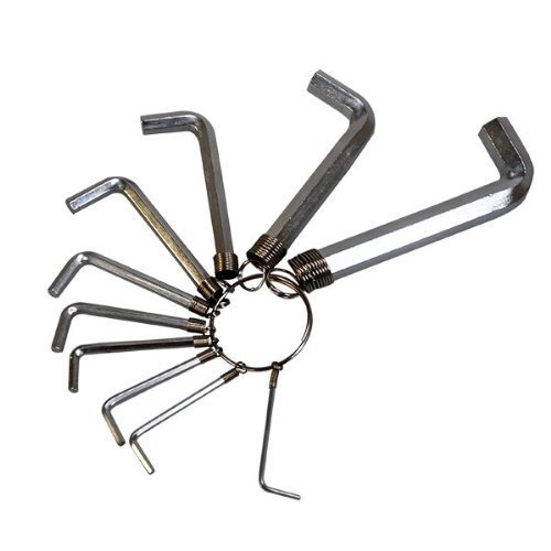 Kingfisher DIYKEY Hex Key Set - Silver (10-Piece)