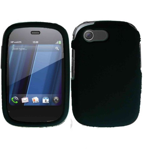 Black Protective Hard Case for HP Veer 4G + Free Velvet Pouch