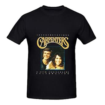 Amazon.com: The Carpenters Carpenters Tour RocknRoll Men Crew Neck Art
