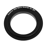 Fotodiox 46mm Filter Thread Macro Reverse Mount Adapter Ring for MFT Micro 4/3 Four Third Cameras, fits Olympus PEN E-PL1, E-PL1s, E-PL2, E-PL3, E-P2, E-P3, E-M, OM-D, E-M5, Panasonic Lumix DMC-G1, G2, G3, G10, GX1, GH1, GH2, GF1, GF2, GF3, GF5, Panasonic AG-AF100