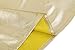 Women's Liquid Metallic Skirt Wet Look Flared Skater Skirt Dress, Golden