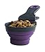 Dexas Popware for Pets Collapsible KlipScoop, 1/2 Capacity, Gray/Purple