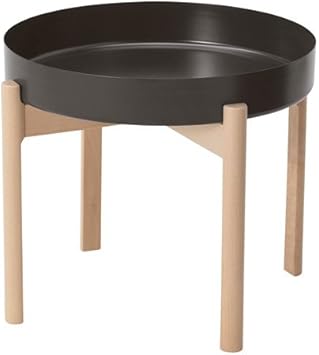 Ikea Ypperlig 90346592 Table Basse En Bouleau Gris Foncé