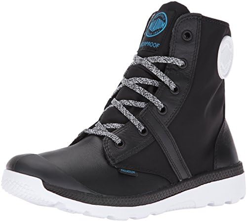 Palladium Boots Womens Women's Pallaville Hi Rise WP Rain, Black, 7.5 M US