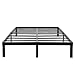 45MinST 14 Inch Reinforced Platform Bed Frame/3500lbs Heavy Duty/Easy Assembly Mattress Foundation/Steel Slat/Noise Free/No Box Spring Needed, Cal King