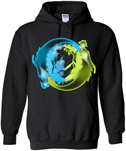 Overwatch Genji and Hanzo Spray Hoodie