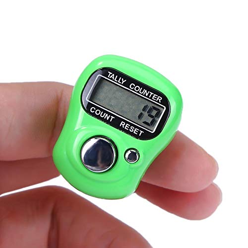 Vanpower Stitch Marker Row Finger Ring Counter LCD Electronic Tally Counter (Green) - Thumbnail 7