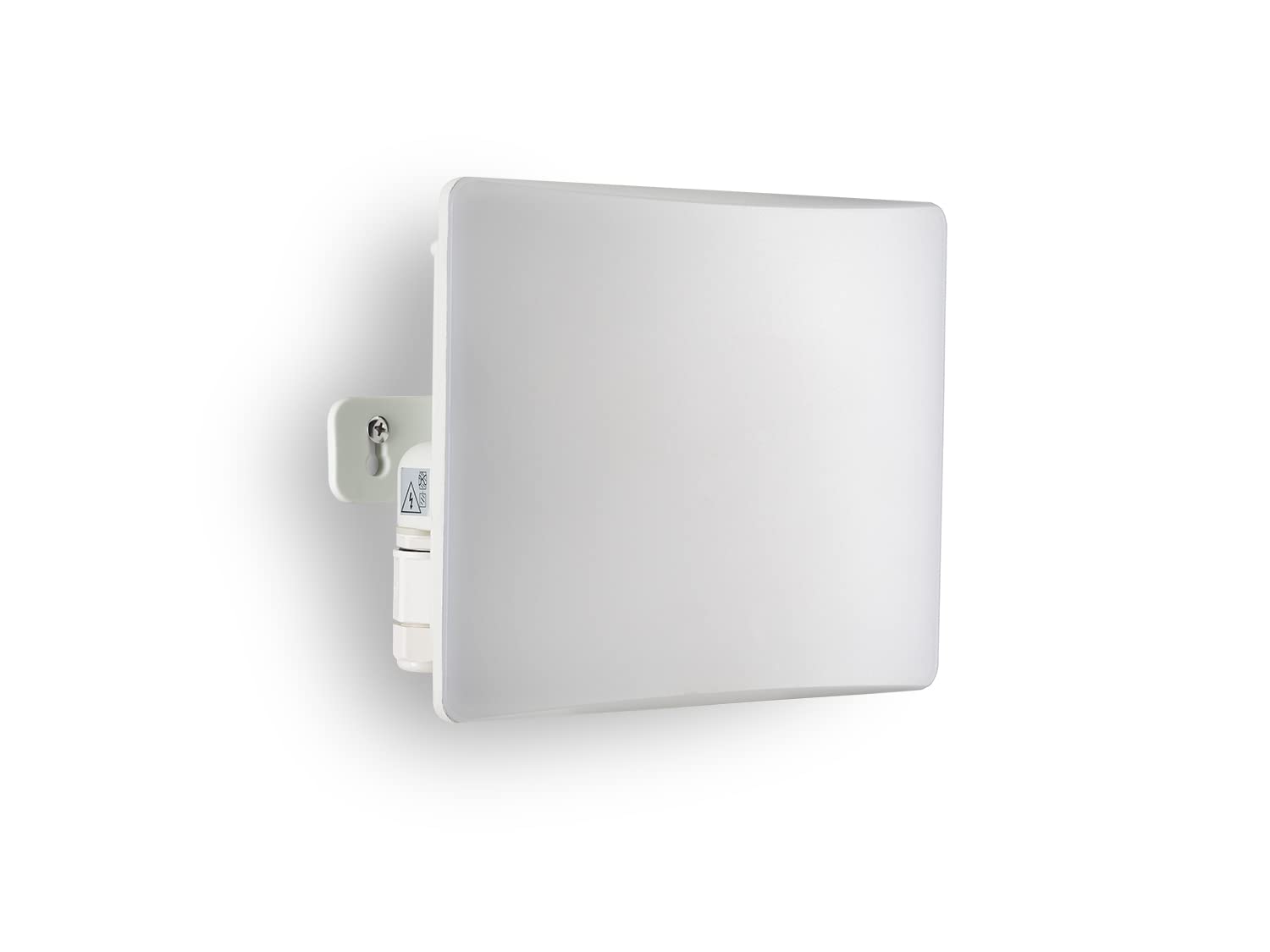 Auraglow 80W 6600lm Full Screen Slimline Compact LED Flood Light White Outdoor Wall Lamp