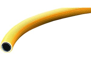 Kuriyama Kuri Tec A1661 Series PVC/Polyurethane Blend Reinforced Spray Hose, 600 psi, 300' Length x 3/8" ID, Yellow